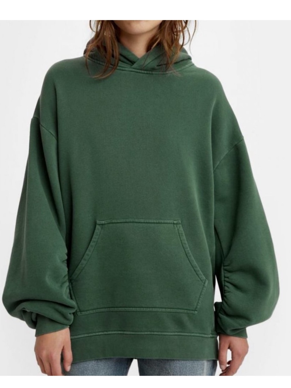 Levi’s made and crafted green hoodie L